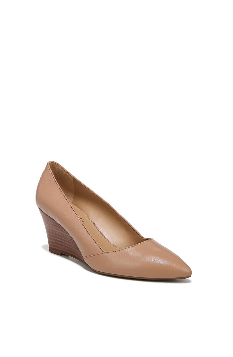 Franco Sarto Women's Frankie Pump, Cool Taupe Leather, 9.5 M - Image 3